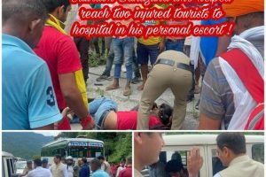HUMANITY PREVAILS AS UTTARAKHAND's CABINET MINISTER CARES FOR INJURED