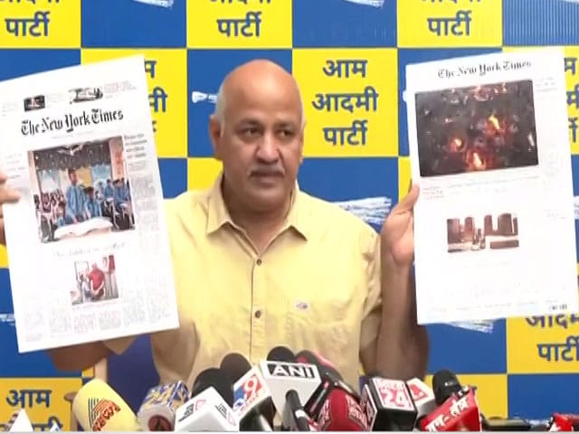 SISODIA SAYS HE WAS ASKED TO BREAK A.A.P. AND JOIN B.J.P. TO GET ALL CASES DROPPED AGAINST HIM