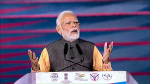 NATIONAL GAMES DECLARED OPEN BY P.M. MODI